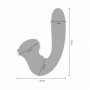 Doppio stimolatore vaginale vibratore per punto g clitoride dildo vibrante donna