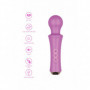 Massaggiatore corpo wand stimolatore vibrante clitoride vibratore vaginale USB