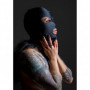 Maschera intera sadomaso cappuccio bondage fetish apertura occhi e bocca unisex