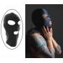 Maschera intera sadomaso cappuccio bondage fetish apertura occhi e bocca unisex