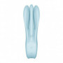 Vibratore vaginale stimola clitoride triplo Satisfyer threesome 1 blue