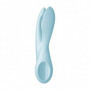 Vibratore vaginale stimola clitoride triplo Satisfyer threesome 1 blue