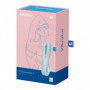 Vibratore vaginale stimola clitoride triplo Satisfyer threesome 1 blue