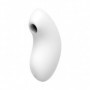Succhia clitoride vibrante Stimolatore vaginale in silicone Satisfyer Vulva Lover 2 White