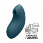 Stimolatore vaginale in silicone succhia clitoride vibrante Satisfyer Vulva Lover 2 blue