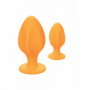 Plug anale 2 pz dilatatore in silicone mini maxi Cheeky Buttplug
