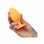 Plug anale 2 pz dilatatore in silicone mini maxi Cheeky Buttplug