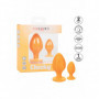 Plug anale 2 pz dilatatore in silicone mini maxi Cheeky Buttplug