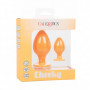 Plug anale 2 pz dilatatore in silicone mini maxi Cheeky Buttplug