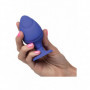 Plug anale blu 2 pz dilatatore mini maxi in silicone Cheeky Buttplug