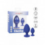 Plug anale blu 2 pz dilatatore mini maxi in silicone Cheeky Buttplug