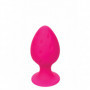 Plug anale fucsia mini maxi dilatatore in silicone 2 pz Cheeky Buttplug