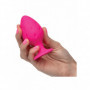 Plug anale fucsia mini maxi dilatatore in silicone 2 pz Cheeky Buttplug