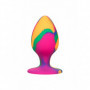 Plug anale grande dilatatore in silicone Cheeky Large Tie-Dye Plug