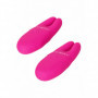 Morsetti vibranti rosa strizza capezzoli Silicone Remote Nipple Clamps