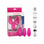 Morsetti vibranti rosa strizza capezzoli Silicone Remote Nipple Clamps