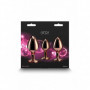 Plug anale in metallo con pietra 3 pz Rear Assets Trainer Kit