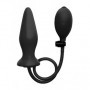 Plug anale maxi dilatatore gonfiabile indossabile  Inflatable Silicone Twist - Black