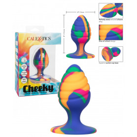 Dilatatore anale in silicone Cheeky Medium Swirl butt Plug