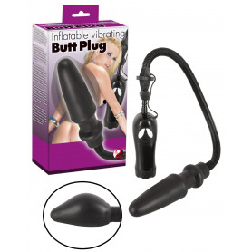 Plug anale gonfiabile vibrante Inflatable vibrating Butt Plug