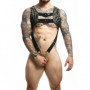 IMBRAGATURA VERDE MILITARE CON ANELLO FALLICO DNGEON TOP COCKRING HARNESS MOB