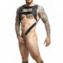 IMBRAGATURA GRIGIO MILITARE DNGEON TOP COCKRING HARNESS MOB