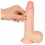 Fallo realistico vaginale anale Dildo with movable Skin