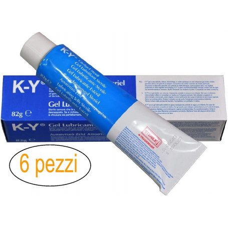 Lubrificante intimo vaginale crema gel k-y gel sterile 6 pz