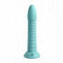 Dildo con ventosa vaginale anale indossabile Wild Thing 7 Inch turchese