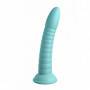 Dildo con ventosa vaginale anale indossabile Wild Thing 7 Inch turchese