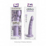 Dildo con ventosa in silicone vaginale anale indossabile Slim Seven 7 Inch viola