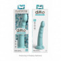 Dildo con ventosa anale vaginale indossabile Slim Seven 7 Inch turchese