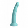 Dildo con ventosa anale vaginale indossabile Slim Seven 7 Inch turchese