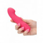 Vibratore piccolo ricaricabile in silicone realistico Pixies Curvy