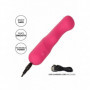 Vibratore piccolo ricaricabile in silicone realistico Pixies Curvy