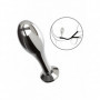 Anello fallico in silicone doppio con plug anale Star Fucker Teardrop