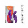 Vibratore rabbit per punto G in silicone Stella Dual Pleaser