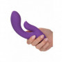 Vibratore rabbit per punto G in silicone Stella Dual Pleaser