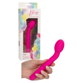 Vibratore vaginale in silicone stimolatore per punto G Bliss Tulip