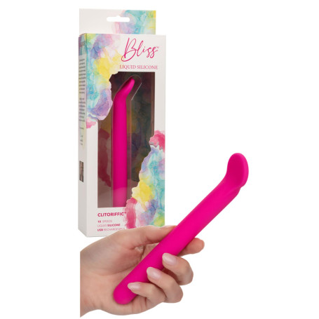 Vibratore vaginale in silicone realistico Bliss Clitoriffic