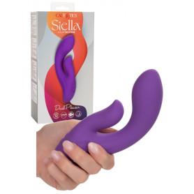 Vibratore rabbit per punto G in silicone Stella Dual Pleaser