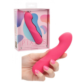 Vibratore piccolo ricaricabile in silicone realistico Pixies Curvy