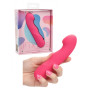 Vibratore piccolo ricaricabile in silicone realistico Pixies Curvy