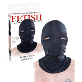 Maschera integrale sadomaso Zipper Face Hood bondage