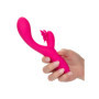 Vibratore rabbit in silicone vaginale clitoride Butterfly Kiss Flutter fucsia