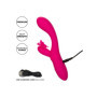 Vibratore rabbit in silicone vaginale clitoride Butterfly Kiss Flutter fucsia