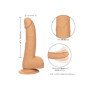 Fallo vaginale anale grande realistico con ventosa Silicone Studs 6 Inch