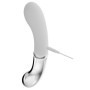 Vibratore per punto G in silicone morbido e vetro G-Spot LED Vibrator