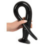 Kit dilatatore dildo anale con ventosa Super Long Flexible Butt Plug Set nero