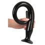 Kit dilatatore dildo anale con ventosa Super Long Flexible Butt Plug Set nero